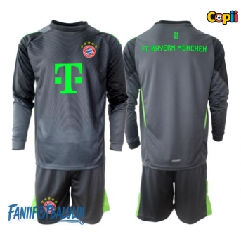 Bayern Munich Portarii Echipament de Fotbal Replică 2025-26 Copii Deplasare Mâneci Lungi (+ Șorturi)
